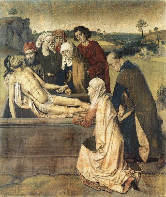 BOUTS, Dieric the Elder The Entombment fg oil painting image